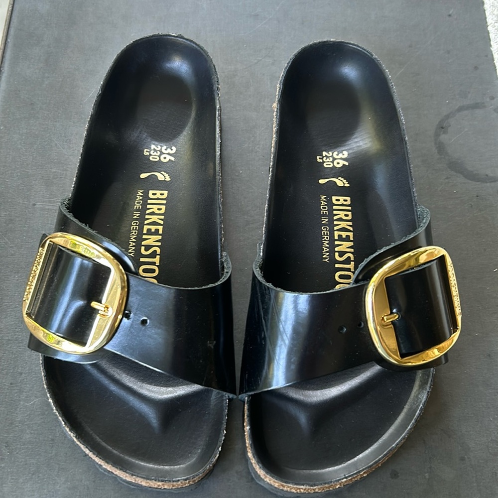 Birkenstock Black Big Buckle 36
